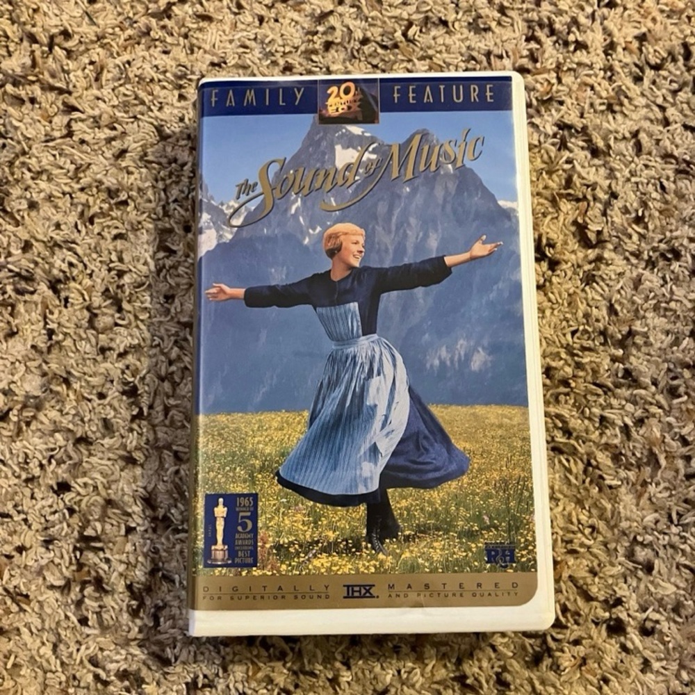 The Sound of Music, classic 1965 musical movie 20th Century‎ Fox VHS tape *EUC*
